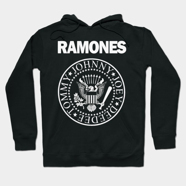 Ramones Band Rebellion Forever Punk Spirit Hoodie by Rutha CostumeFashionModel